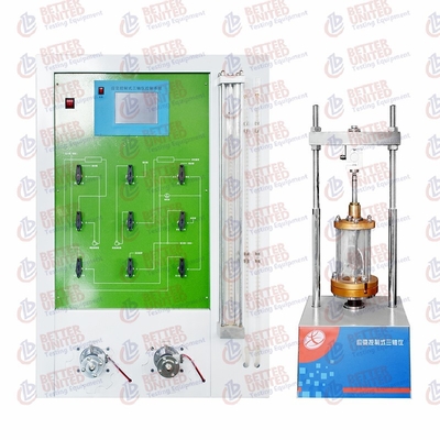 30kN Triaxial Soil Testing Equipment Strain Controlled Type