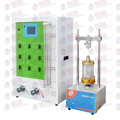 30kN Triaxial Soil Testing Equipment Strain Controlled Type