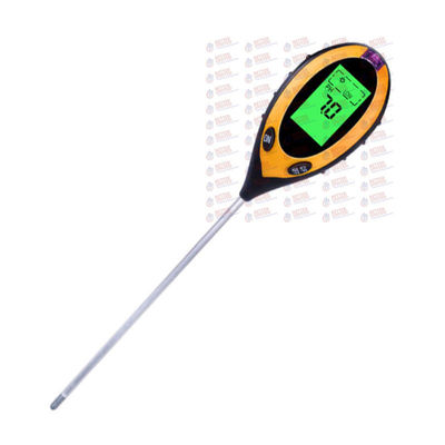 Probe Length 7.7inch 4 In 1 Soil PH Meter Soil Testing Equipment High Accuracy