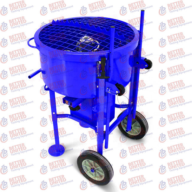 EN 12390-2  Concrete Testing Machine  120L Pan Type Concrete Mixer