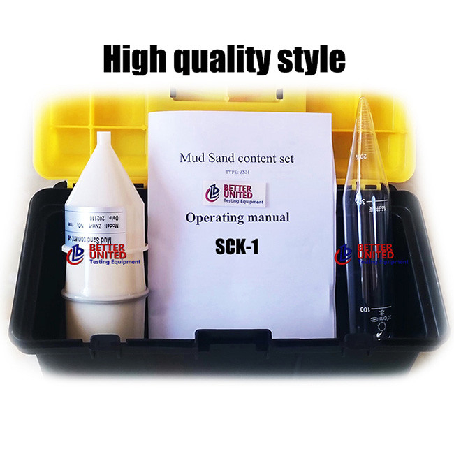Cylinder Capacity 100ml Sand Content Test Kit  INTERTEK Certified
