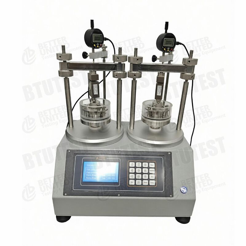 Automatic Double-Cell Consolidation Instrument Transparent consolidation cell High‑precision displacement sensors Robust construction